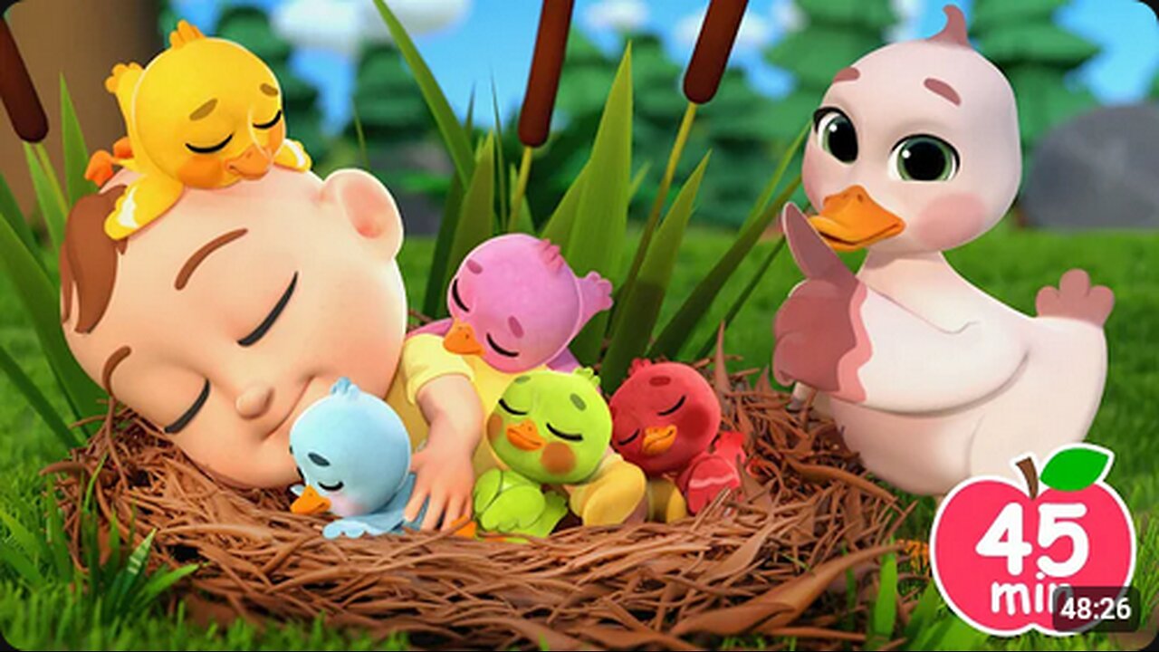 Hush Little Baby _ Lullaby with Farm Animals + MORE Lalafun Nursery Rhymes & Kids Songs