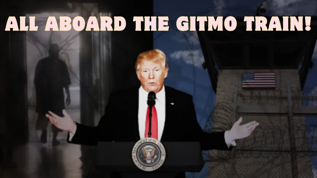 The Movement Has Started! Trump Is Back With Determination, And The Gitmo Train Is Ready To Roll!