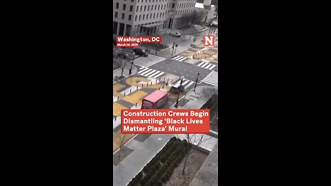 Demolition of the BLM plaza in Washington DC