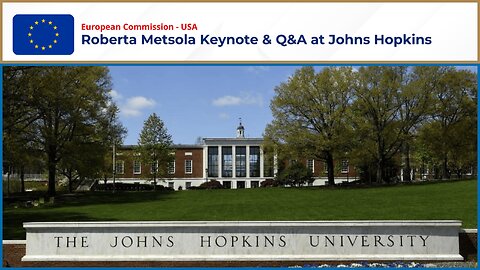 Roberta Metsola Keynote & Q&A at Johns Hopkins | EP President | US EU Relations