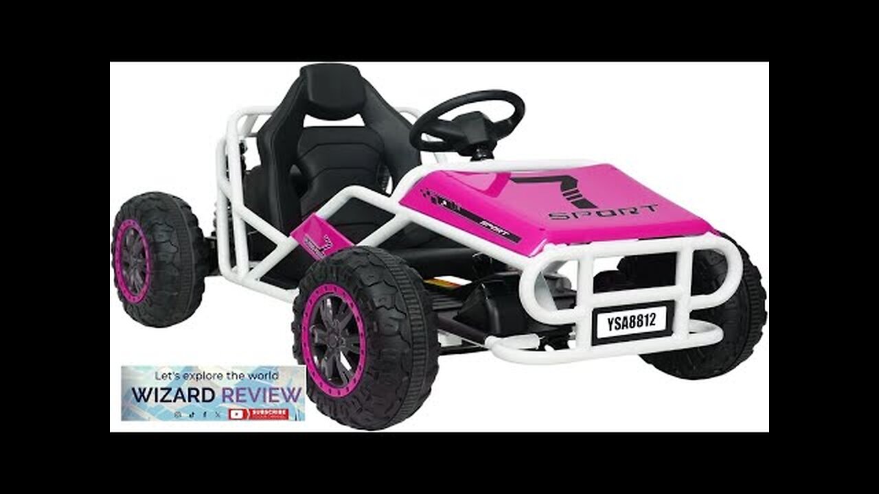 24V 7AH Ultimate Go Kart for Kids Age 6+ 2x200W Motors Off Review