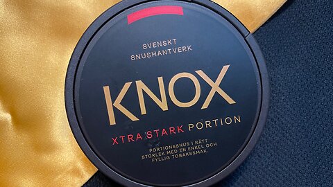 Knox Xtra Stark Original Portion Snus Review
