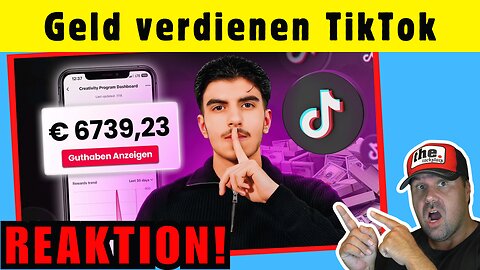 So bezahlt TikTok dir 450€ am Tag 👉 Geld verdienen TikTok | Michael reagiert Deutsch