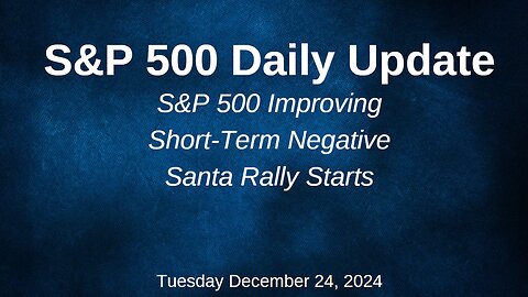 S&P 500 Daily Market Update Tuesday December 24, 2024