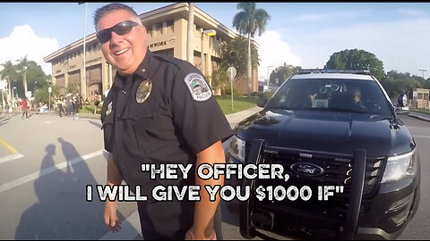Hey Officer, ill give you $1,000 if you can find the exhaust!