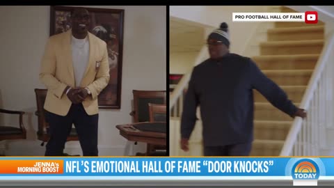 See 4 NFL greats learn they're being inducted into Hall of Fame