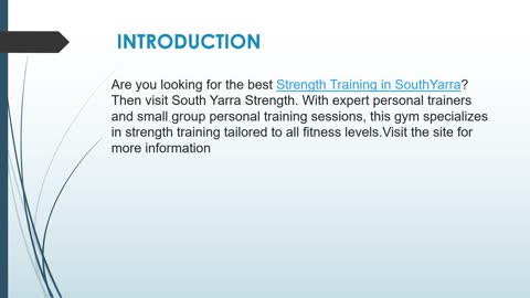 Best Strength Training in SouthYarra