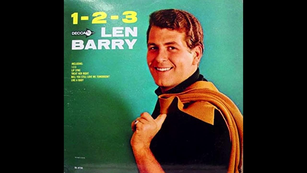 MY COVER OF "1, 2, 3" FROM LEN BARRY