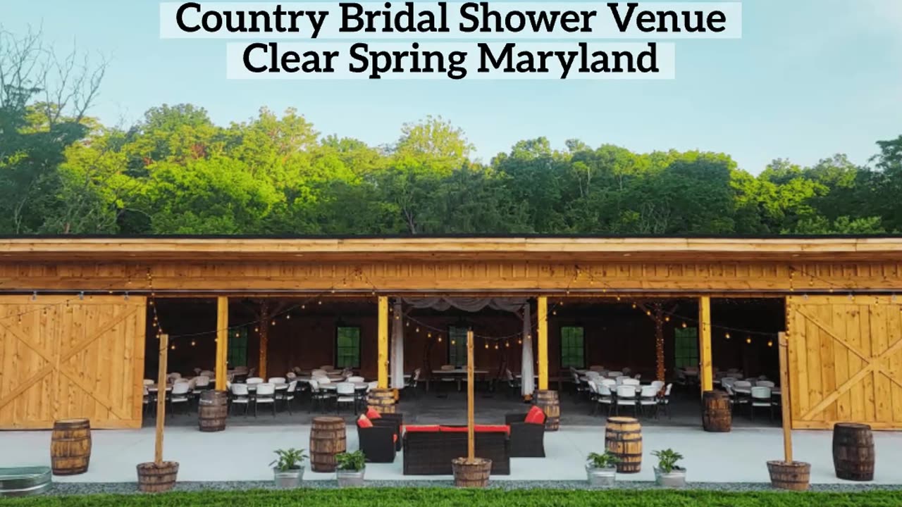 Country Bridal Shower Event Venue Clear Spring Maryland