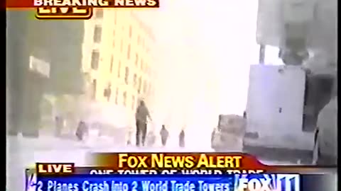 911 Rare Good Day LA FOX11 News Coverage North Tower