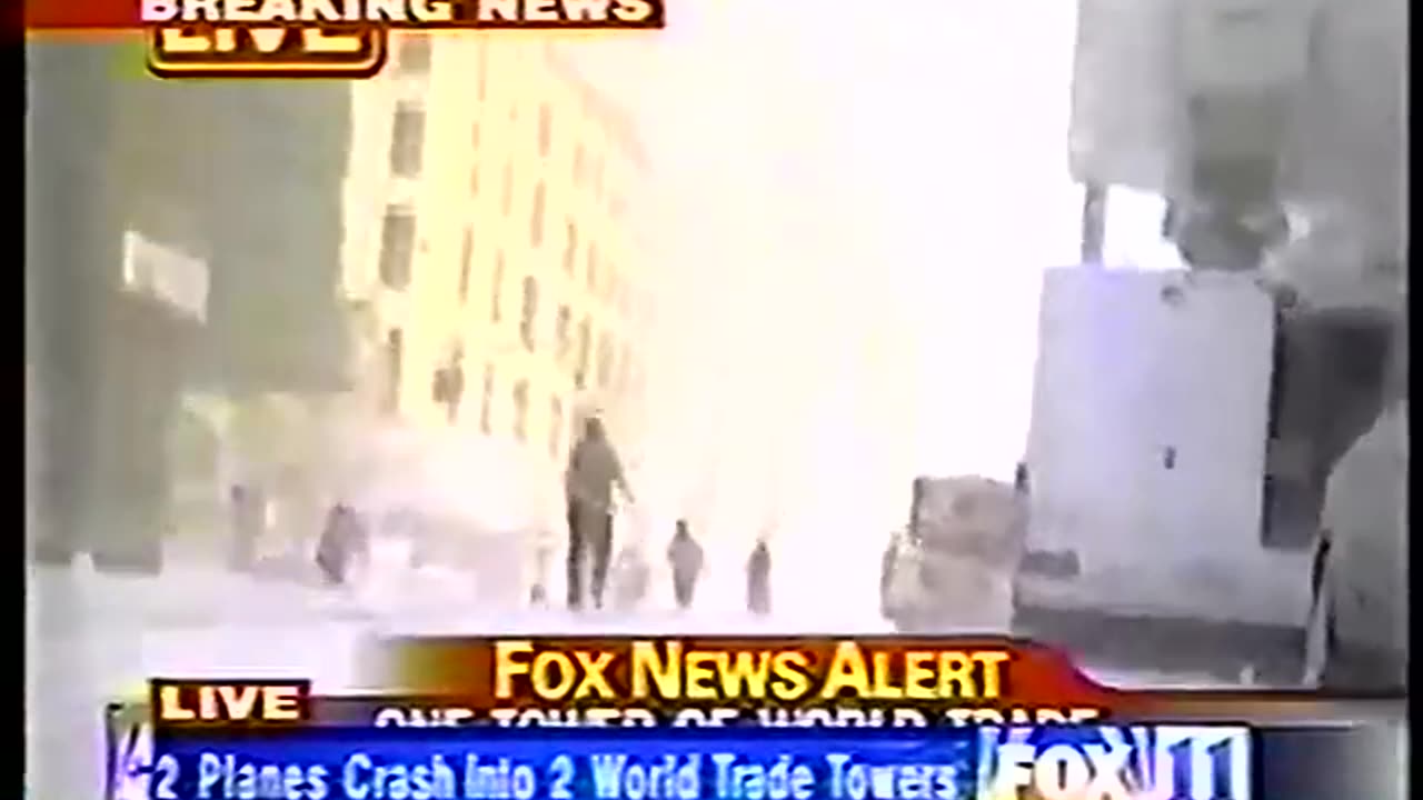 911 Rare Good Day LA FOX11 News Coverage North Tower