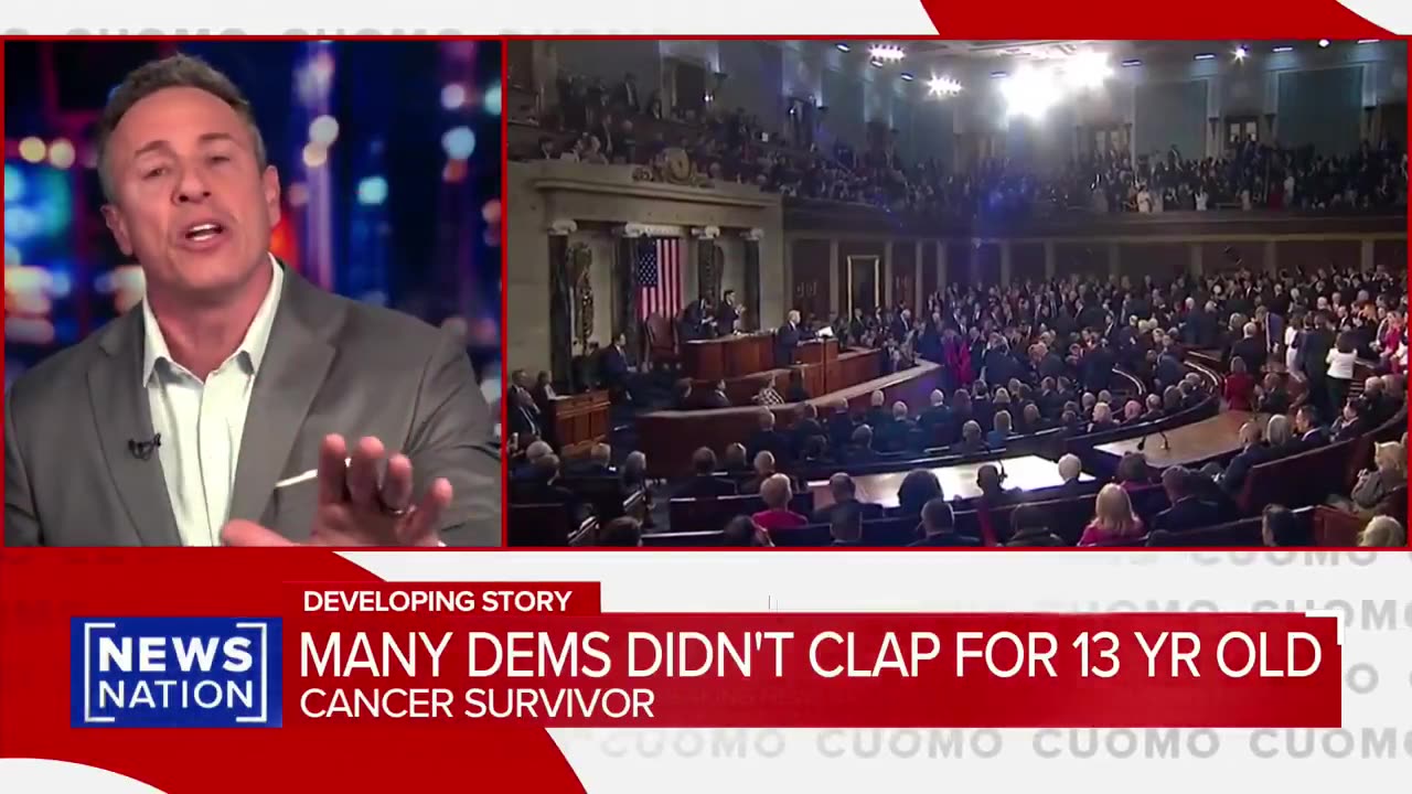 Chris Cuomo says the "one thing" Dems "achieved" during Trump's address was "they made Trump"