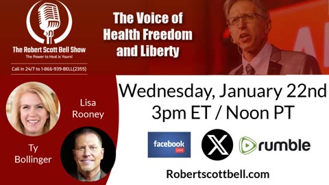 Trump’s mRNA Backlash, Lisa Rooney, Vibrant Life Integrative Coaching, Ditch and Switch, Ty Bollinger, J6 Pardons, MAHA - The RSB Show 1-22-25