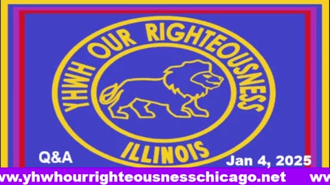 Sabbath with YHWH OUR RIGHTEOUSNESS Chicago [Friday, February 14, 2025] 7:00 p.m. Central/8:00 p.m. Eastern (Jews are Edomites, descendants of Esau)