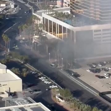 Tesla Cybertruck Explodes Outside Trump International Hotel in Las Vegas