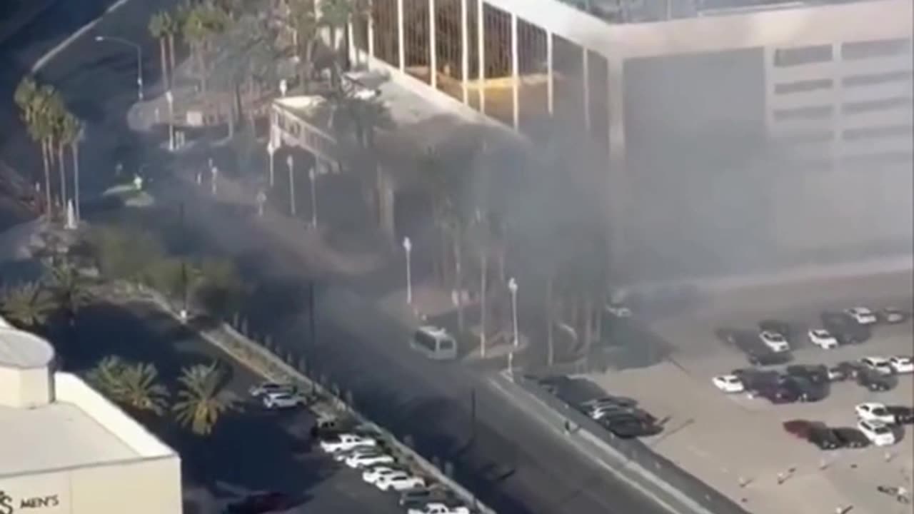 Tesla Cybertruck Explodes Outside Trump International Hotel in Las Vegas