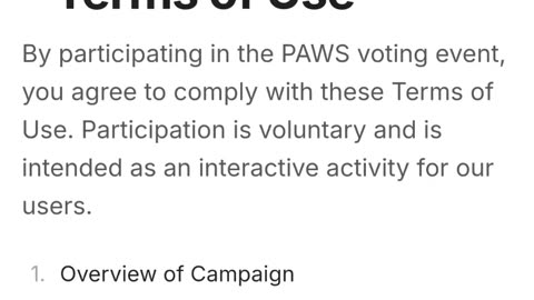 Paws* final task for *airdrop*