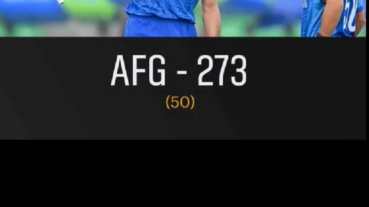 Afghanistan gave target of 274 runs Australia in the 10th Match of CT-25Kindly predict the winner.
