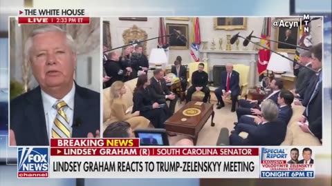 Lindsey Graham is devastated, says he's not sure if Zelenskyy is redeemable at this point