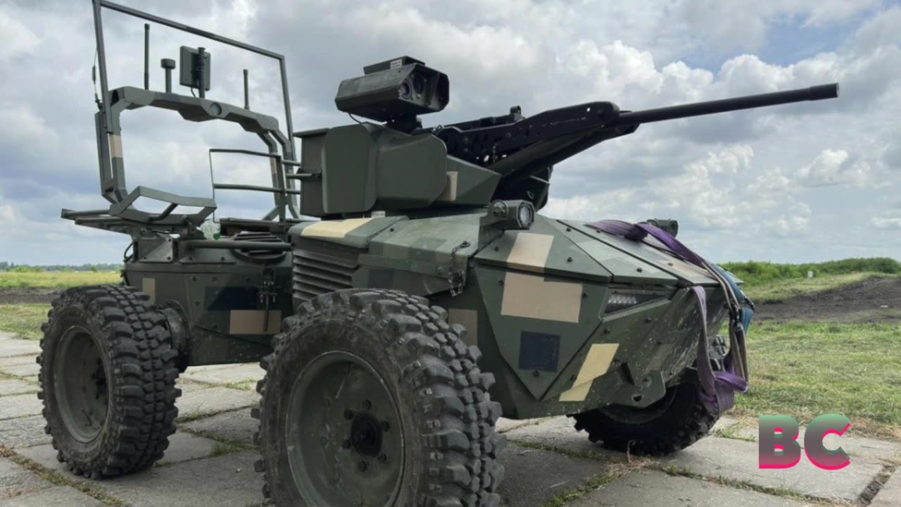 Ukraine deploys all-robot force against Russian troops