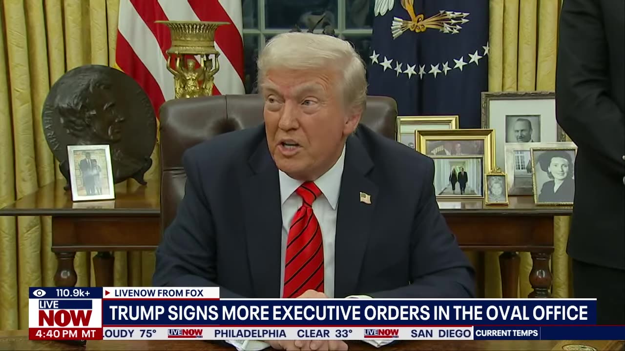 President Trump signs more Executive orders MAGA!