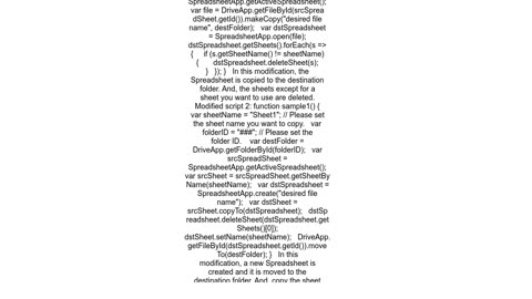 Copy a sheet from a SpreadSheet file to a Google Drive folder