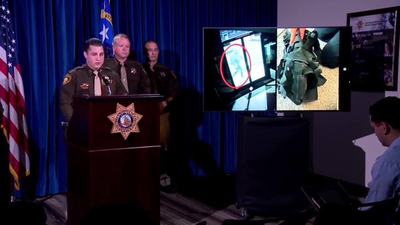 Las Vegas PD arrest a Tesla terrorist