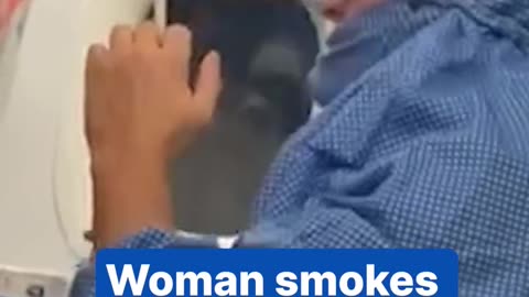 Woman Smokes On Plane, The incident from 2019 has gone viral ✈️💀😳