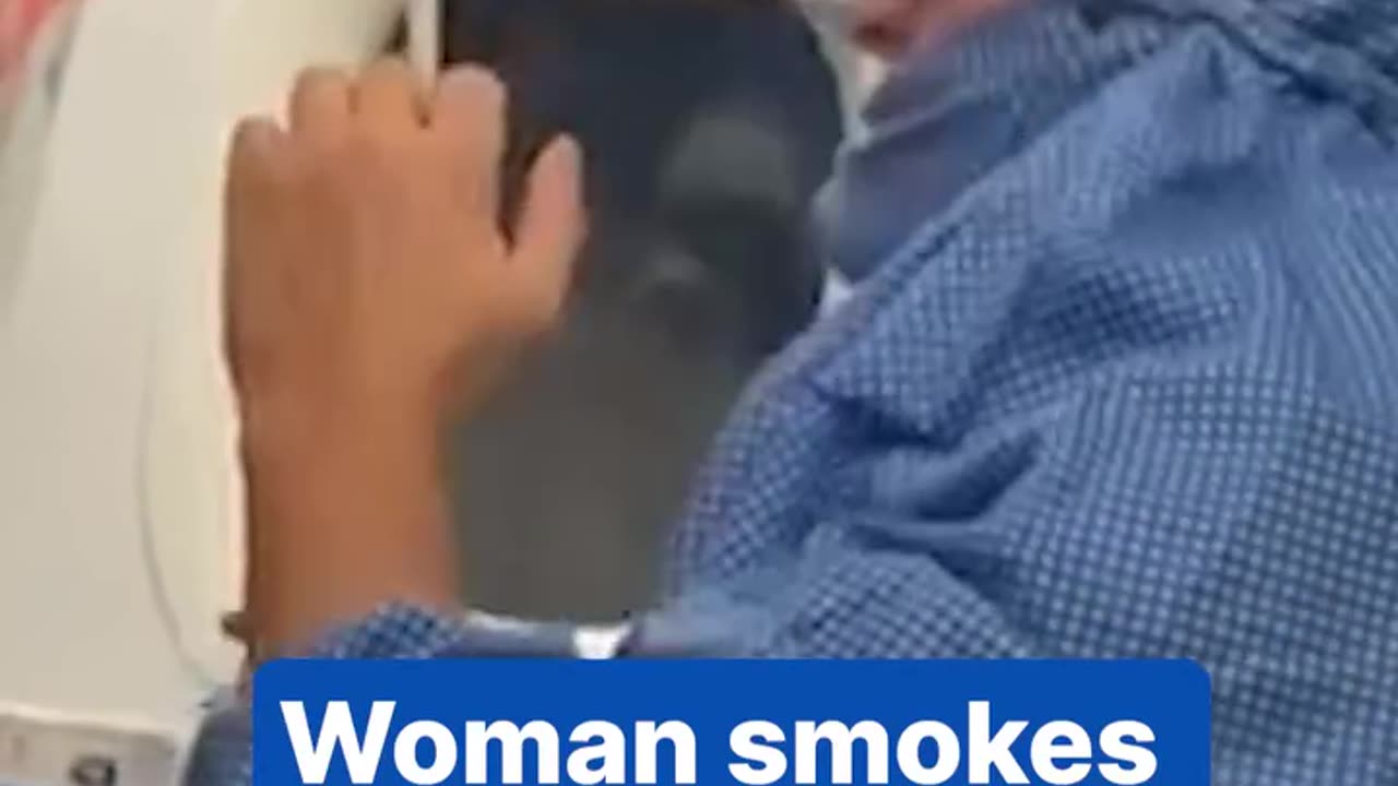 Woman Smokes On Plane, The incident from 2019 has gone viral ✈️💀😳