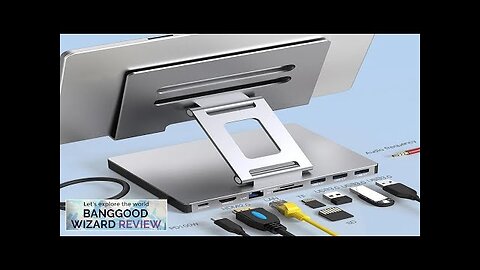 Blueendless ST901A 9-in-1 Type-C Vertical Docking Station Foldable Laptop Brakcet Hub Review