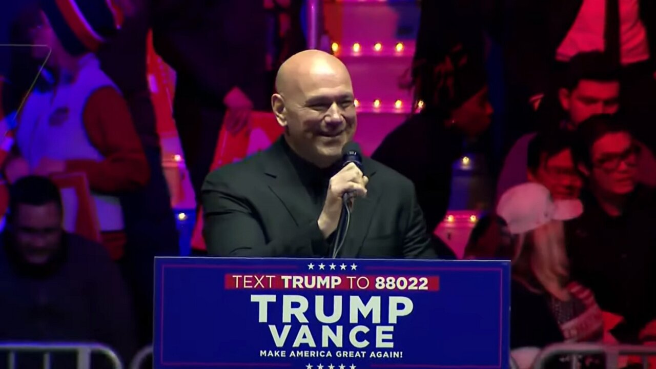 Dana White's🥊Powerful🥊Speech🎙️At👉President Donald J Trump’s Victory🥇Rally👍😎