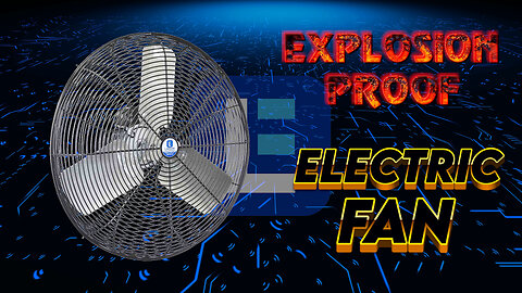 Electric Explosion Proof Fan - 7980 CFM - 24 inch - Wall or Ceiling Mount