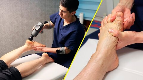 Super Relaxing ASMR Foot Massage on ASMR Table