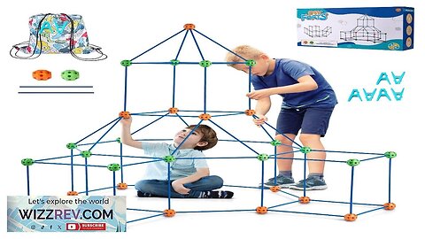 Christmas Gift! VEVOR Tent Fort Building Kit for Kids STEM Construction Toy Review