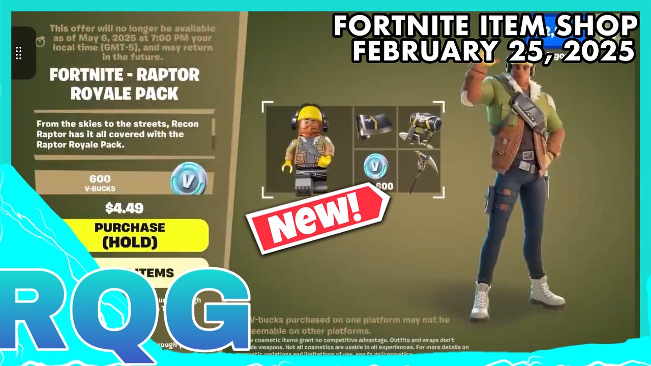 “NEW” RECON RAPTOR & CUDDLE BUNS STARTER PACKS! FORTNITE ITEM SHOP (February 25, 2025)