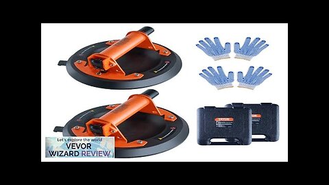 VEVOR Glass Suction Cup 8" 2 Pack 615 lbs Load Capacity Vacuum Review