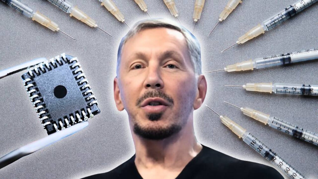 CIA Cut-Out Larry Ellison Announces MRNA / AI Total Surveillance Control Grid From Oval Office