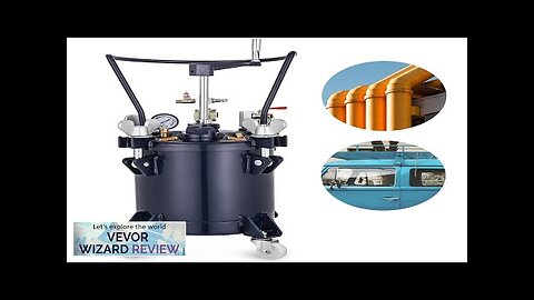 VEVOR Pressure Pot 2.5 Gallon 10 Liters Spray Paint Pressure Pot Tank Review