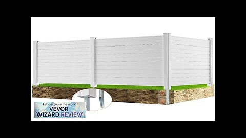 VEVOR Outdoor Privacy Screens 50" W x 50" H Air Conditioner Fence Review