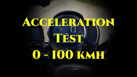 Honda Rebel 1100 Acceleration Test