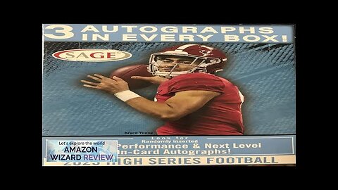 2023 Sage NFL Football Draft Picks HIGH Series Blaster Box with 3 Review