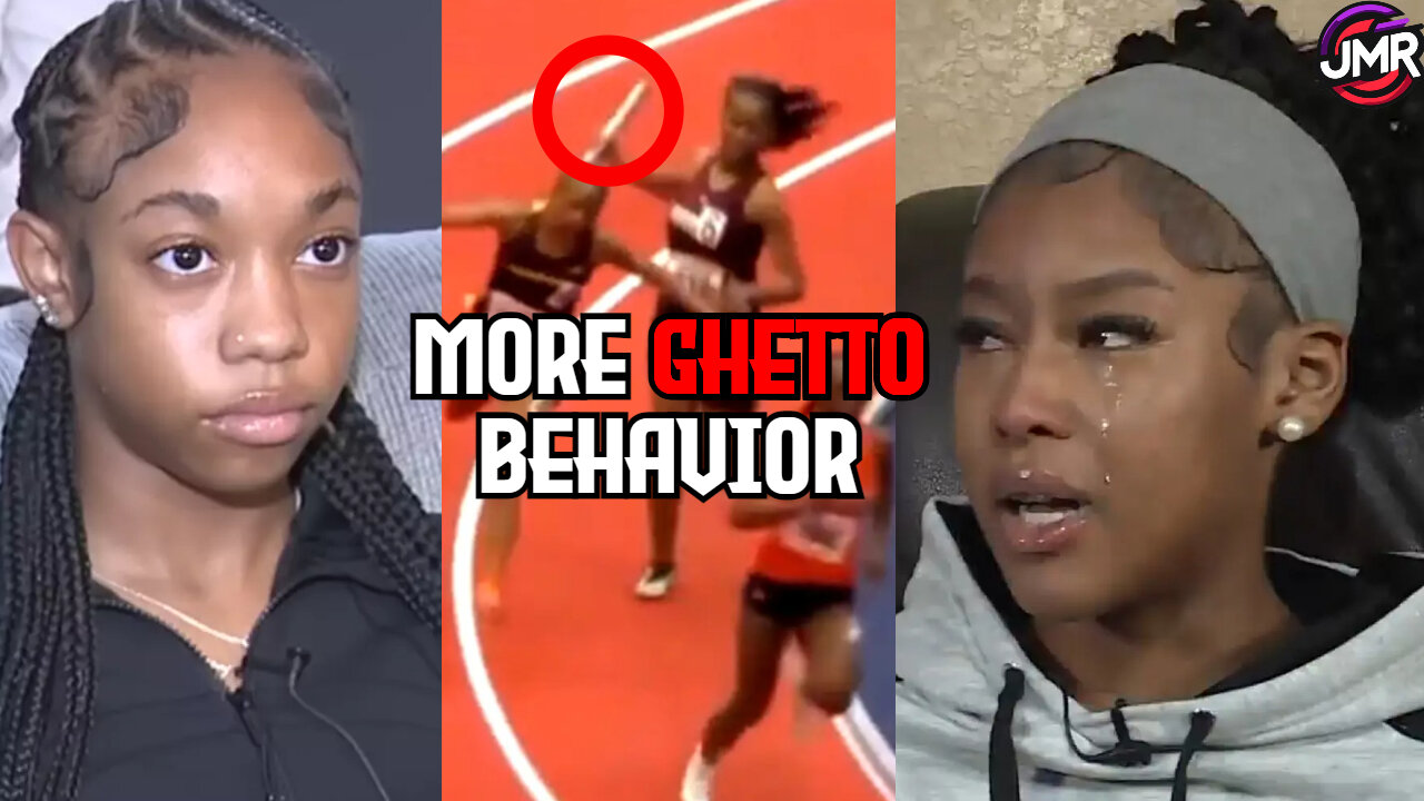 Ghetto Track Star BASHES Fellow Runner in the HEAD & then plays VICTIM