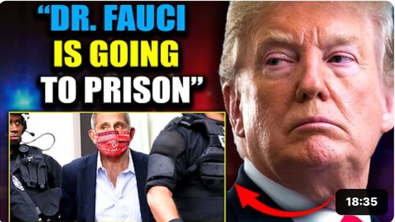 Trump Orders Military War Crimes Trials Against Fauci and Other WEF Traitors