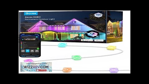 Govee Permanent Outdoor Lights Smart RGBIC Outdoor Lights with 75 Scene Modes Review