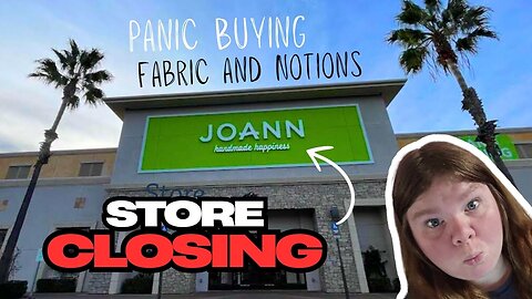 Panic Buying Fabric and Notions from Joann Fabrics | Joann Fabric Haul