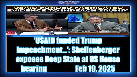 'USAID funded Trump impeachment…' Shellenberger exposes Deep State at US House hearing