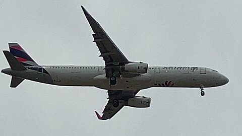 Airbus A321 PT-MXQ coming from Belo Horizonte to Fortaleza