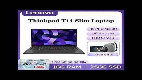 Lenovo Thinkpad T14 Laptop AMD R5 PRO 4650U 16GB 256GB SSD Slim Review