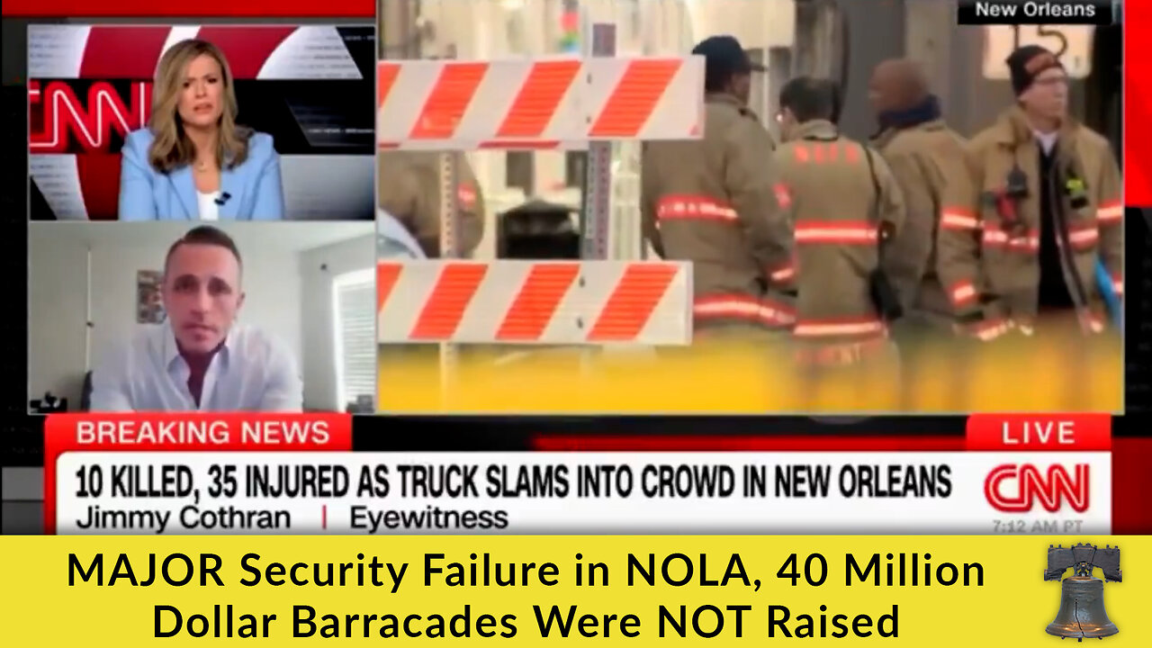 MAJOR Security Failure in NOLA, 40 Million Dollar Barracades Were NOT Raised