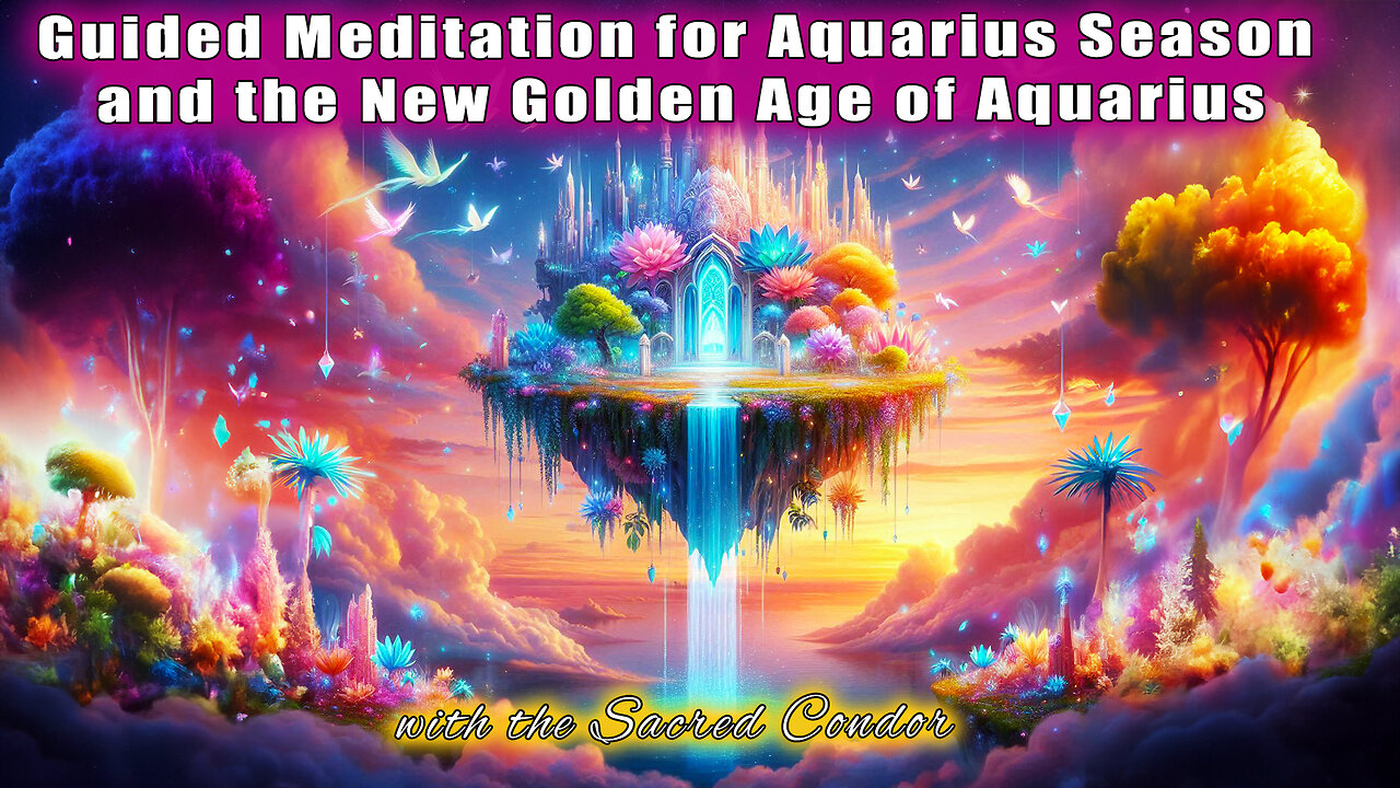 Guided Meditation for the New Golden Age of Aquarius with the Sacred Condor (clip from patreon)